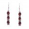 redgem 925 silver dangle earrings garnet red jaer28 women's fashion redgem 925 silver dangle earrings garnet red redgem 400
