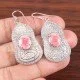 redgem 925 silver dangle earrings for women natural rhodochrosite pink 8x10 mm oval jaer288 women's fashion redgem 925 silver dangle earrings for women natural rhodochrosite pink 8x10 mm oval redgem 1361