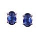 redgem silver stud jewelery earrings precious gem natural blue sapphire jaer30 women's fashion redgem silver stud jewelery earrings precious gem natural blue sapphire redgem 401