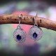 redgem 925 silver dangle earrings blue sapphire gem jaer34 women's fashion redgem 925 silver dangle earrings blue sapphire gem redgem 405