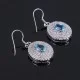 redgem 925 silver dangle earrings natural topaz sky blue jaer37 women's fashion redgem 925 silver dangle earrings natural topaz sky blue redgem 408
