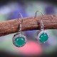 redgem 925 silver precious gem dangle earrings natural onyx green jaer39 women's fashion redgem 925 silver precious gem dangle earrings natural onyx green redgem 410