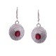 redgem 925 silver precious stone dangle earrings natural ruby red jaer51 women's fashion redgem 925 silver precious stone dangle earrings natural ruby red redgem 422