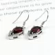 redgem 925 silver natural garnet red dangle earrings jaer67 women's fashion redgem 925 silver natural garnet red dangle earrings redgem 436