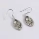 redgem 925 silver dangle earrings natural amethyst green jaer74 women's fashion redgem 925 silver dangle earrings natural amethyst green redgem 442