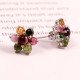 redgem 925 silver stud earrings natural tourmaline multi jaer80 women's fashion redgem 925 silver stud earrings natural tourmaline multi redgem 447