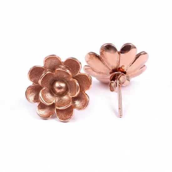 Buy Rouge Glow Earrings In Rose Gold Plated 925 Silver from Shaya by  CaratLane