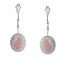 redgem 925 silver dangle earrings natural rose quartz pink jaer93 women's fashion redgem 925 silver dangle earrings natural rose quartz pink redgem 459