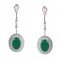 redgem 925 silver dangle earrings natural onyx green jaer95 women's fashion redgem 925 silver dangle earrings natural onyx green redgem 461