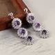 redgem 925 silver dangle earrings precious gem natural amethyst jaer97 women's fashion redgem 925 silver dangle earrings precious gem natural amethyst redgem 463