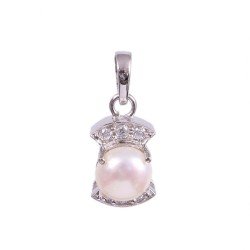 Redgem Silver 925 Pendants Cultured Pearl 