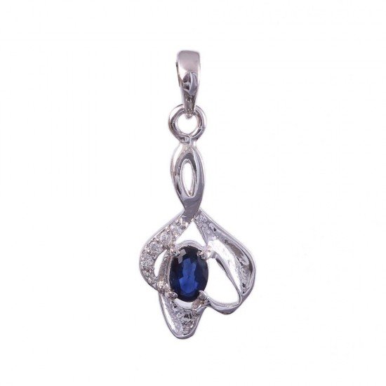 silver pendants natural blue sapphire blue japd21 pendants silver pendants natural blue sapphire blue redgem 1136