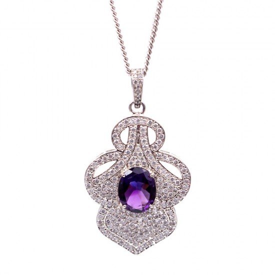 redgem silver pendants amethyst purple japd44 pendants redgem silver pendants amethyst purple redgem 1153