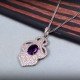 redgem silver pendants amethyst purple japd44 pendants redgem silver pendants amethyst purple redgem 1153