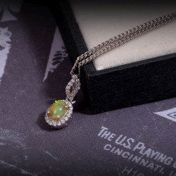 Redgem Silver 925 Pendants Natural Opal