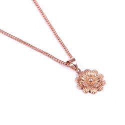 Redgem Silver 925 Pendants Rose Gold Plated