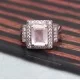 redgem 925 silver ring for women and girls natural rose quartz pink 7x9 mm rectangle jarg104 women's fashion redgem 925 silver ring for women and girls natural rose quartz pink 7x9 mm rectangle redgem 1062