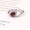 redgem sterling silver ring for women natural garnet red 6x8 mm oval jarg242 women's fashion redgem sterling silver ring for women natural garnet red 6x8 mm oval redgem 1429
