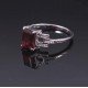 redgem 925 silver ring for women natural garnet red 6x8 mm rectangle jarg12 women's fashion redgem 925 silver ring for women precious gemstone natural garnet red 6x8 mm rectangle redgem 976