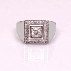 Redgem Precious Gem 925 Silver Ring for Women & Girls – Moissanite Colorless 5 MM Round redgem 925 silver ring for women and girls precious gem moissanite colorless 6.5 mm round (0.90 ct) jarg122 women's fashion redgem 925 silver ring for women and girls precious gem moissanite colorless 6.5 mm round (0.90 ct) redgem 1071