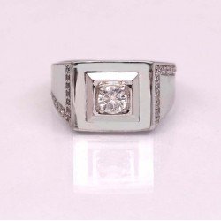 Sterling Silver Ring for Girls & Women Featuring a Dazzling 0.80 Ct Colorless Moissanite redgem 925 silver ring for women and girls precious gem moissanite colorless 6.5 mm round (0.90 ct) jarg122 women's fashion redgem 925 silver ring for women and girls precious gem moissanite colorless 6.5 mm round (0.90 ct) redgem 1071