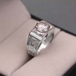 Redgem 925 Silver Ring for Women and Girls Moissanite Colorless 8 MM Round (1.90 Ct) Redgem 925 Silver Ring for Women and Girls Moissanite Colorless 8 MM Round (1.90 Ct)