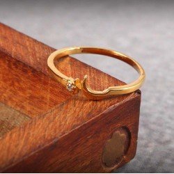 Redgem 925 Gold Plated Silver Ring – A Timeless Choice for Women & Girls redgem 925 silver ring for women natural rainbow moonstone white 9x13 mm oval jarg183 women's fashion redgem 925 silver ring for women natural rainbow moonstone white 9x13 mm oval redgem 1370