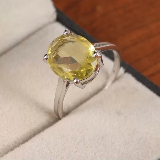 redgem 925 silver ring for women and girls natural lemon quartz lemon 10x12 mm oval jarg136 women's fashion redgem 925 silver ring for women and girls natural lemon quartz lemon 10x12 mm oval redgem 1085