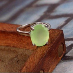 Redgem 925 Silver Ring for Women and Girls Natural Onyx Green 10X12 MM Oval redgem 925 silver ring for women natural onyx green 12x16 mm rectangle jarg257 women's fashion redgem 925 silver ring for women natural onyx green 12x16 mm rectangle redgem 1444