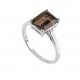 redgem 925 silver ring for women natural smoky quartz brown 7x9 mm rectangle jarg144 women's fashion redgem 925 silver ring for women natural smoky quartz brown 7x9 mm rectangle redgem 1093