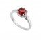 redgem 925 silver ring for women and girls natural garnet red 7 mm round jarg153 women's fashion redgem 925 silver ring for women and girls natural garnet red 7 mm round redgem 1099