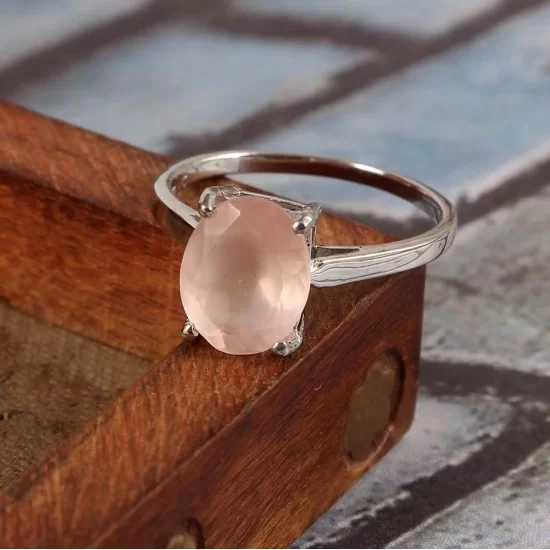 redgem 925 silver ring for women and girls natural rose quartz pink 9x11 mm oval jarg165 women's fashion redgem 925 silver ring for women and girls natural rose quartz pink 9x11 mm oval redgem 1108