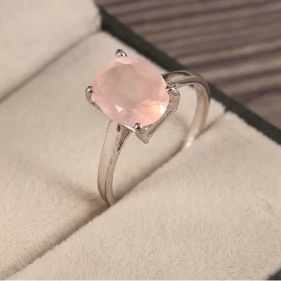 redgem 925 silver ring for women and girls natural rose quartz pink 9x11 mm oval jarg165 women's fashion redgem 925 silver ring for women and girls natural rose quartz pink 9x11 mm oval redgem 1108
