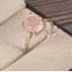 redgem 925 silver ring for women and girls natural rose quartz pink 9x11 mm oval jarg165 women's fashion redgem 925 silver ring for women and girls natural rose quartz pink 9x11 mm oval redgem 1108