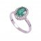 redgem 925 silver ring for women natural emerald green 6x8 mm oval jarg17 women's fashion redgem 925 silver ring for women natural emerald green 6x8 mm oval redgem 981