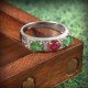 redgem 925 silver ring for women and girls natural emerald ruby oval jarg175 women's fashion redgem 925 silver ring for women and girls natural emerald ruby emerald green pink green oval redgem 1116