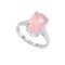 redgem 925 silver ring for women natural rose quartz pink 9x13 mm oval jarg179 women's fashion redgem 925 silver ring for women natural rose quartz pink 9x13 mm oval redgem 1366