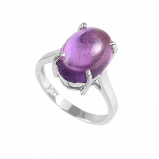 redgem 925 silver ring for women natural amethyst purple 10x14 mm oval jarg187 women's fashion redgem 925 silver ring for women natural amethyst purple 10x14 mm oval redgem 1374