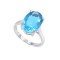 swiss blue topaz 10x14mm oval ring in 925 sterling silver for women – redgem jarg190 women's fashion swiss blue topaz 10x14mm oval ring in 925 sterling silver for women | redgem redgem 1377