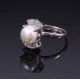 redgem 925 silver ring for women precious cultured pearl 8 mm round jarg2 women's fashion redgem 925 silver ring for women precious cultured pearl 8 mm round redgem 966