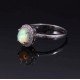 redgem 925 silver ring for women and girls natural ethiopian opal 5x7 mm oval jarg20 women's fashion redgem 925 silver ring for women and girls precious gem natural ethiopian opal 5x7 mm oval redgem 983