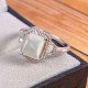 redgem 925 silver ring for women natural shell cream 7x9 mm rectangle jarg211 women's fashion redgem 925 silver ring for women natural shell cream 7x9 mm rectangle redgem 1398