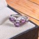 redgem sterling silver ring for women natural amethyst purple 4x6 mm oval jarg218 women's fashion redgem sterling silver ring for women natural amethyst purple 4x6 mm oval redgem 1405