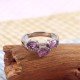 redgem sterling silver ring for women natural amethyst purple 4x6 mm oval jarg218 women's fashion redgem sterling silver ring for women natural amethyst purple 4x6 mm oval redgem 1405