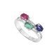 redgem 925 silver ring for women natural blue sapphire emerald ruby multi 4x6 mm oval jarg219 women's fashion redgem 925 silver ring for women natural blue sapphire emerald ruby multi 4x6 mm oval redgem 1406