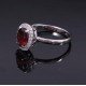 redgem 925 silver ring for girls and women natural garnet red 6x8 mm oval jarg22 women's fashion redgem 925 silver ring for girls and women natural garnet red 6x8 mm oval redgem 985