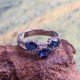 redgem sterling silver ring for women natural blue sapphire 4x6 mm oval jarg220 women's fashion redgem sterling silver ring for women natural blue sapphire 4x6 mm oval redgem 1407