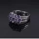 redgem 925 silver ring for girls and women natural iolite blue 3 mm round jarg23 women's fashion redgem 925 silver ring for girls and women natural iolite blue 3 mm round redgem 986