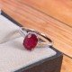 redgem 925 silver ring for women natural ruby red 7x9 mm oval jarg235 women's fashion redgem 925 silver ring for women natural ruby red 7x9 mm oval redgem 1422