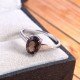 redgem 925 silver ring for women natural smoky quartz brown 7x9 mm oval jarg239 women's fashion redgem 925 silver ring for women natural smoky quartz brown 7x9 mm oval redgem 1426